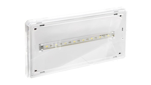 Oprawa awaryjna EXIT IP65 1W 1h dwuzadaniowa biała ETE/1W/C/1/SA/X/WH