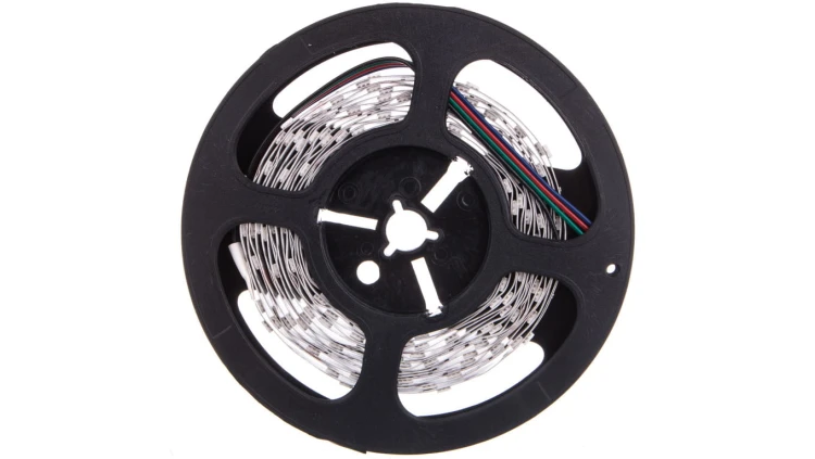 Taśma LED 12V LEDS-B 7.2W/M IP00RGB 130lm/m RGB IP00 FPC rolka 5mb 24530