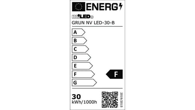 Projektor GRUN NV LED-30-B 2650lm 4000K barwa neutralna IP65 czarny 31392