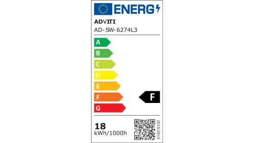 Panel świetlny AVIS II LED 18W, 1650lm, 3000K,AD-SW-6274L3