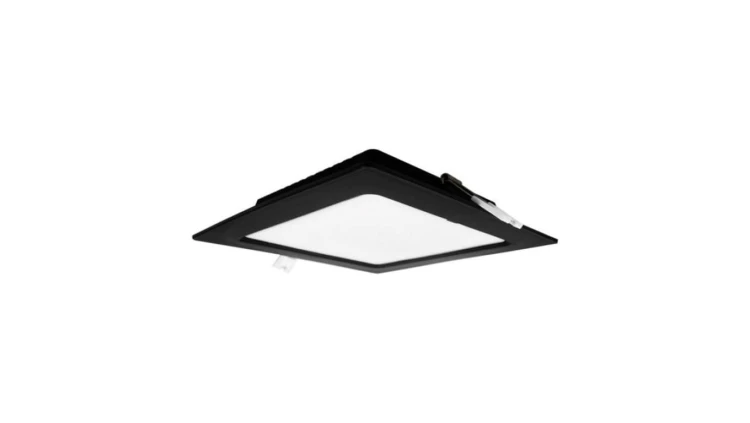Oprawa downlight P/T kwadrat 12W 1200lm 4000K IP20 czarny DL-1 EC20468