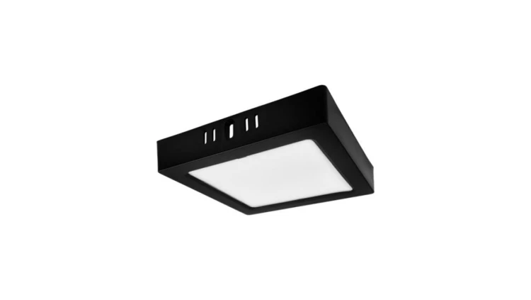 Oprawa downlight N/T kwadrat 12W 1200lm 4000K czarny IP20 DL-1 EC20476