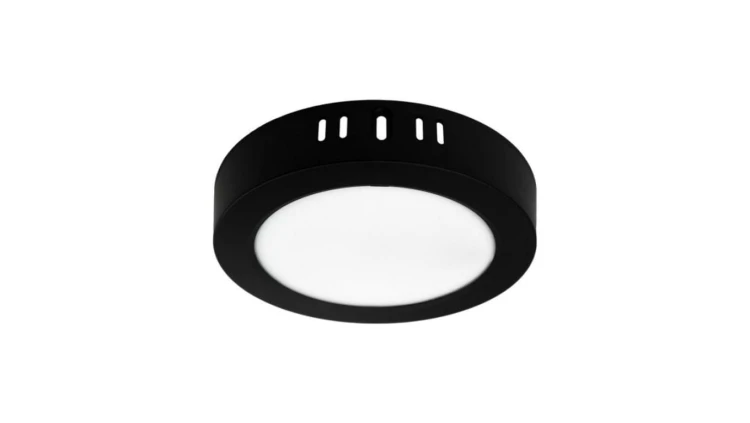 Oprawa downlight N/T okrąg 12W 1200lm 4000K IP20 czarny DL-1 EC20472