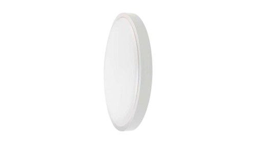 Plafoniera LED 18W 1830lm 3000K IP44 Okrągła fi295 Mleczny Biała Ramka z mikrofalowym czujnikiem ruchu (+ pilot do sterowania) 7