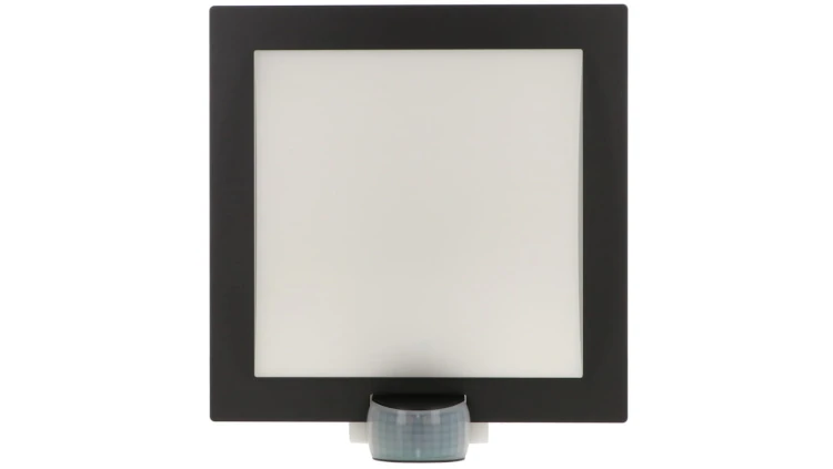 Oprawa elewacyjna z czujnikiem ruchu i zmierzchu Steinel L 20 S PIR max. 60W E27 IP44 IK03 230V antracyt / nierdzewna ST035693