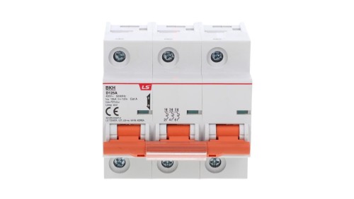 Wyłącznik nadprądowy 3P D 125A 10kA AC BKH 06110352R0