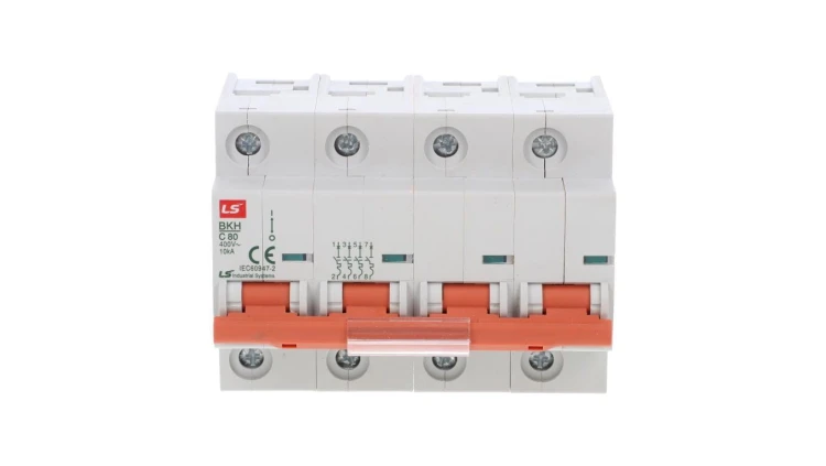 Wyłącznik nadprądowy 4P C 80A 10kA AC BKH 06110362R0