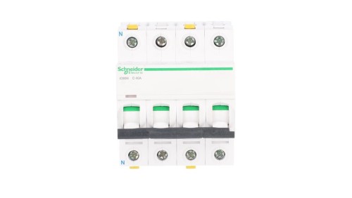 Wyłącznik nadprądowy 3N C 40A 6kA AC iC60N-C40-3N Acti9 A9F04740