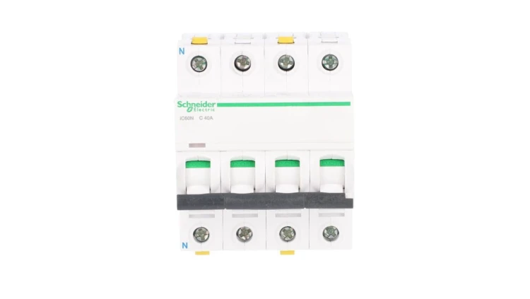 Wyłącznik nadprądowy 3N C 40A 6kA AC iC60N-C40-3N Acti9 A9F04740