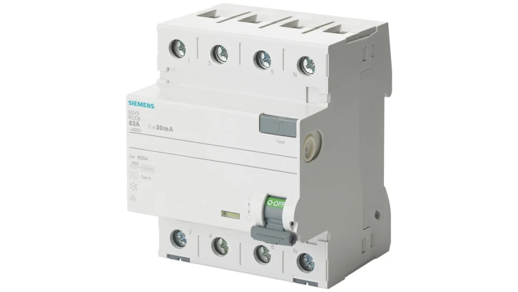 Wyłącznik różnicowoprądowy 4P 40A 300mA 400V typ F 5SV3644-3