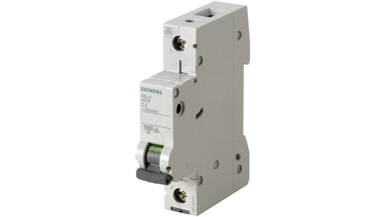 Wyłącznik nadprądowy 1P C 4A 10kA AC SENTRON 5SL4104-7
