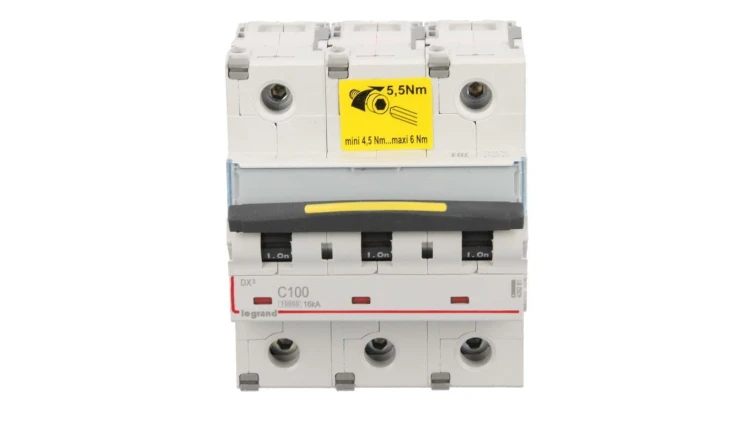Wyłącznik nadprądowy 3P C 100A 16kA AC 10/ S313 DX3 409281