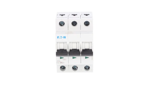 Wyłącznik nadprądowy 3P D 4A 6kA AC PL6-D4/3 286609