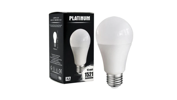 Żarówka LED E27 A60 15W = 100W 1521lm 3000K Ciepła 160 GOLDLUX