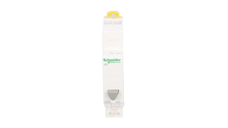 Przycisk modułowy 20A 1R szary iBP A9E18030