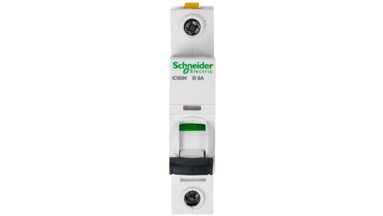 Wyłącznik nadprądowy 1P B 6A 6kA AC iC60N-B6 Acti9 A9F03106