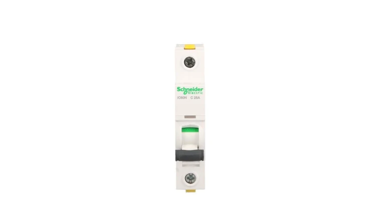 Wyłącznik nadprądowy 1P C 25A 6kA AC iC60N-C25 Acti9 A9F04125