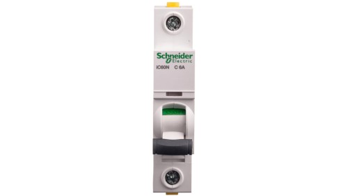 Wyłącznik nadprądowy 1P C 6A 6kA AC iC60N-C6 Acti9 A9F04106