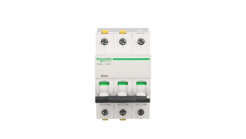 Wyłącznik nadprądowy 3P C 40A 6kA AC iC60N-C40-3 Acti9 A9F04340