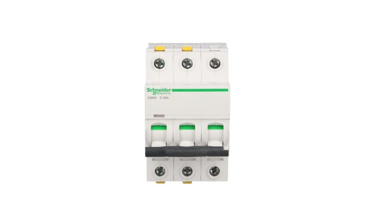 Wyłącznik nadprądowy 3P C 40A 6kA AC iC60N-C40-3 Acti9 A9F04340