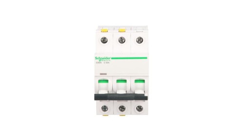 Wyłącznik nadprądowy 3P C 50A 6kA AC iC60N-C50-3 Acti9 A9F04350
