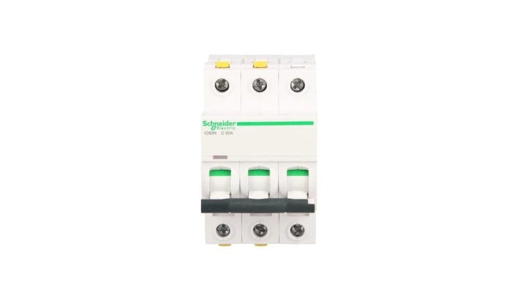 Wyłącznik nadprądowy 3P C 50A 6kA AC iC60N-C50-3 Acti9 A9F04350