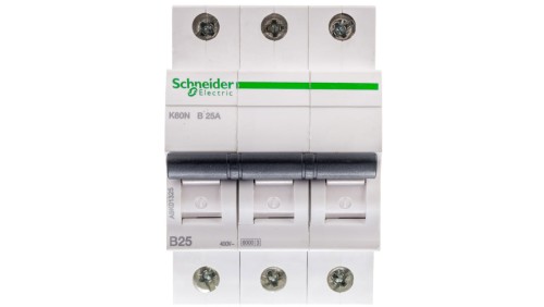 Wyłącznik nadprądowy 3P B 25A 6kA AC K60N Acti9 A9K01325