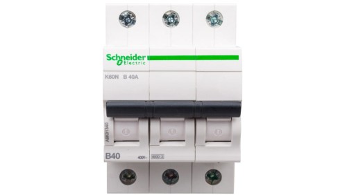 Wyłącznik nadprądowy 3P B 40A 6kA AC K60N Acti9 A9K01340