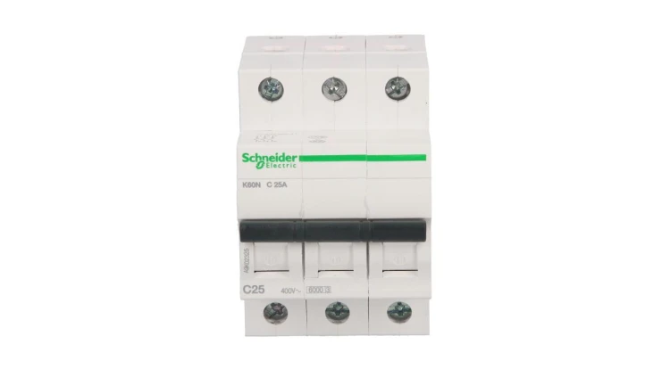 Wyłącznik nadprądowy 3P C 25A 6kA AC K60N Acti9 A9K02325
