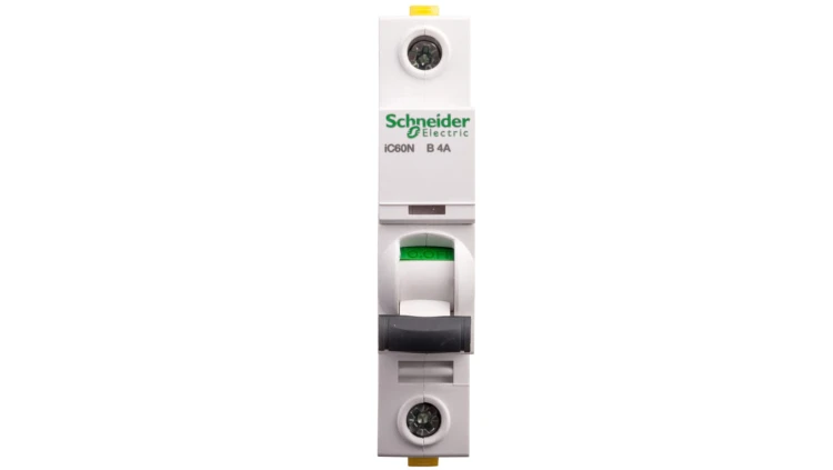 Wyłącznik nadprądowy 1P B 4A 6kA AC iC60N-B4 Acti9 A9F03104