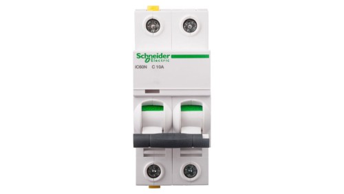 Wyłącznik nadprądowy 2P C 10A 6kA AC iC60N-C10-2 Acti9 A9F04210