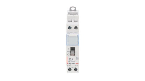 Stycznik modułowy 25A 2Z 0R 230V AC ze sterowaniem ręcznym SM425 004147/412544