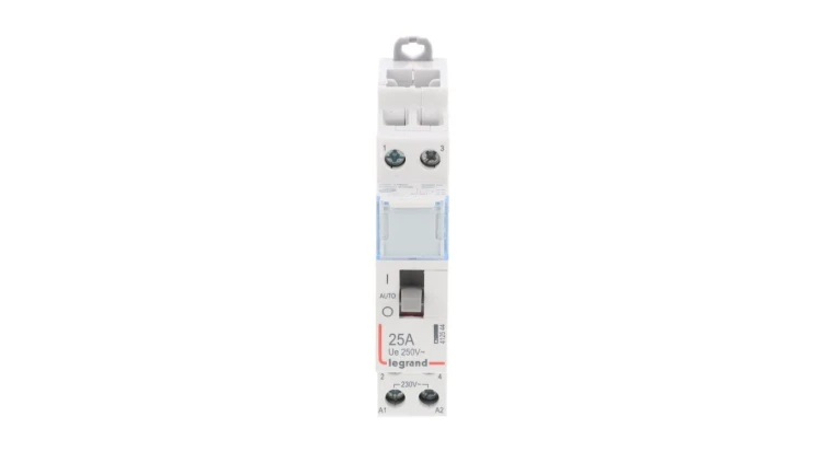 Stycznik modułowy 25A 2Z 0R 230V AC ze sterowaniem ręcznym SM425 004147/412544