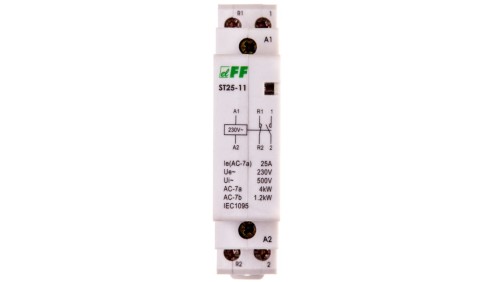 Stycznik modułowy 25A 1Z 1R 230V AC ST25-11