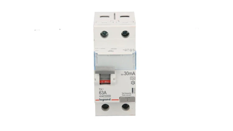 Wyłącznik różnicowoprądowy 2P 63A 0,03A typ A P302 TX3 411561