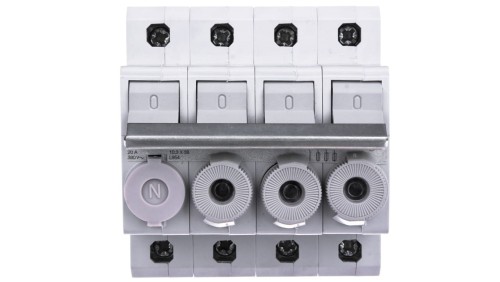 Rozłącznik bezpiecznikowy cylindryczny 4P 10x38mm L95400