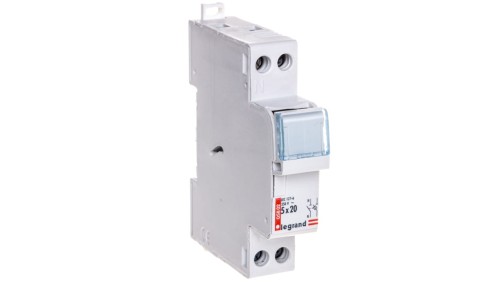Rozłącznik bezpiecznikowy cylindryczny 1P+N 5x20mm RB302 005802