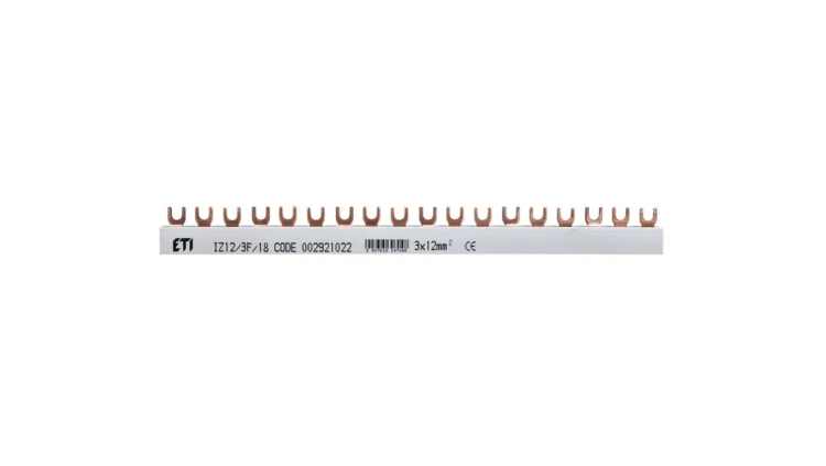 Szyna łączeniowa widełkowa 3P 80A 12mm2 (18 mod.) IZ12/3F/18 002921022