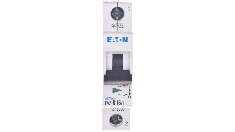 Wyłącznik nadprądowy 1P K 16A 15kA AC FAZ K16/1 278599