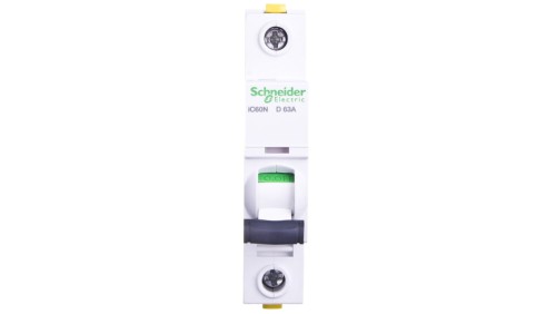 Wyłącznik nadprądowy 1P D 63A 6kA AC iC60N-D63 Acti9 A9F05163