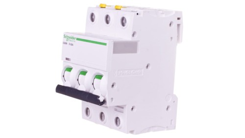 Wyłącznik nadprądowy 3P D 63A 6kA AC iC60N-D63-3 Acti9 A9F05363