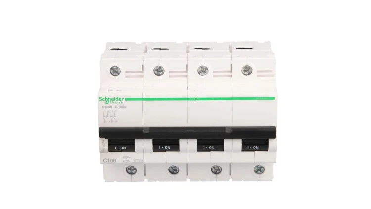 Wyłącznik nadprądowy 4P C 100A 10kA AC C120N Acti9 A9N18374