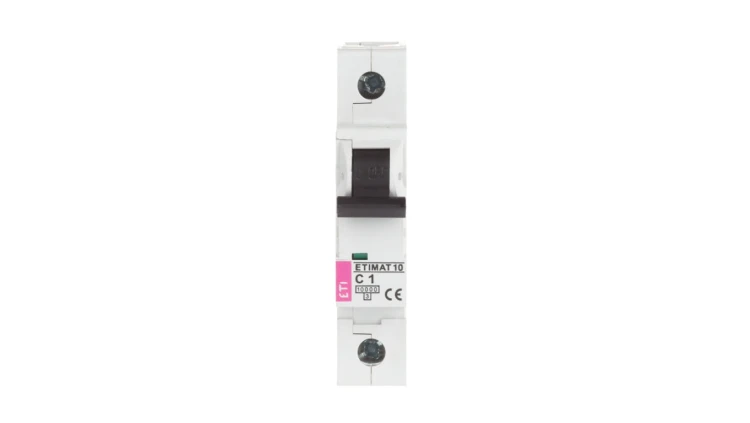 Wyłącznik nadprądowy 1P C 1A 10kA AC ETIMAT10 002131704