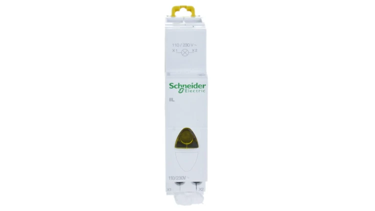Lampka modułowa 1-fazowa żółta 110-230V AC iIL A9E18324