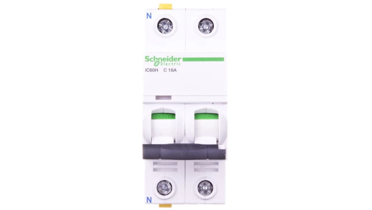 Wyłącznik nadprądowy 1P+N C 16A 10kA AC iC60H-C16-1N Acti9 A9F07616