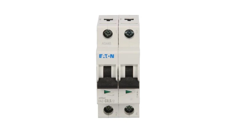 Wyłącznik nadprądowy 2P C 0,5A 15kA AC FAZ C05/2 278743