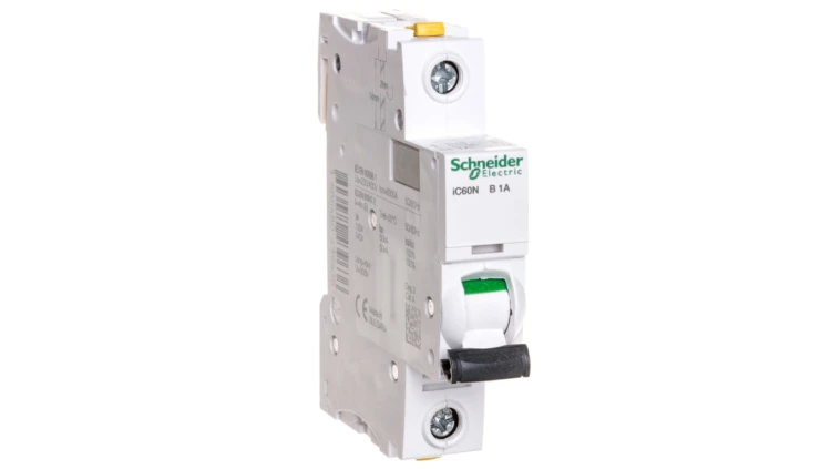 Wyłącznik nadprądowy 1P B 1A 6kA AC iC60N-B1 Acti9 A9F03101