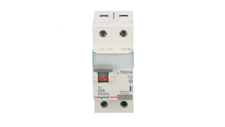Wyłącznik różnicowoprądowy 2P 25A 0,1A typ A P302 TX3 411564