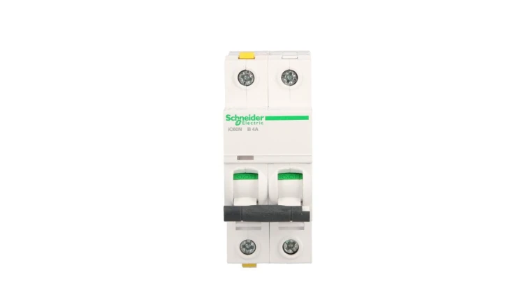 Wyłącznik nadprądowy 2P B 4A 6kA AC iC60N-B4-2 Acti9 A9F03204