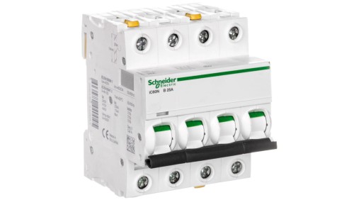 Wyłącznik nadprądowy 4P B 25A 6kA AC iC60N-B25-4 Acti9 A9F03425